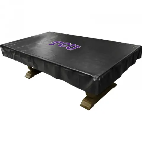 TCU Horned Frogs 9 Ft Pool Table Cover