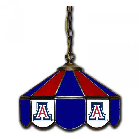 Arizona Wildcats 14 Inch Swag Hanging Lamp
