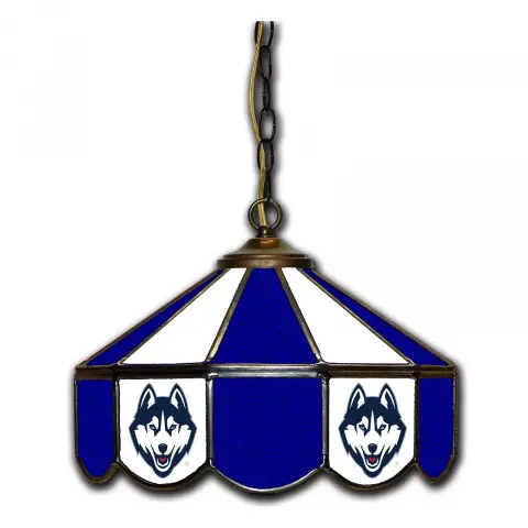 UConn Huskies 14 Inch Swag Hanging Lamp