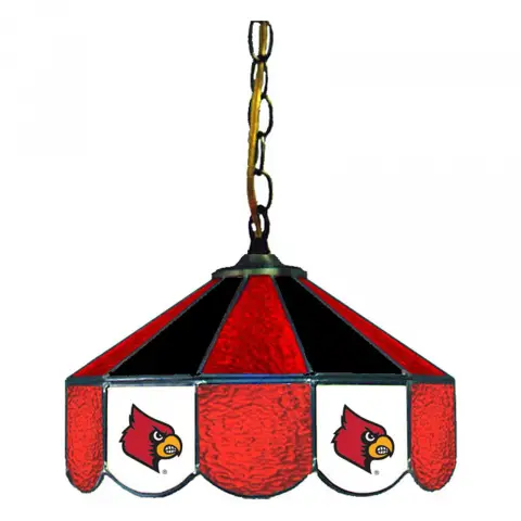 Louisville Cardinals 14 Inch Swag Hanging Lamp