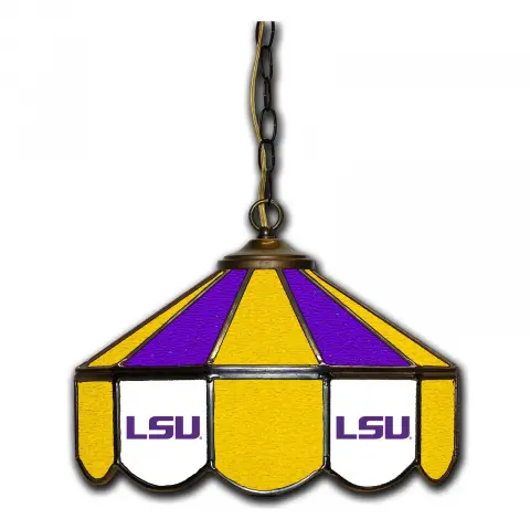 LSU Tigers 14 Inch Swag Hanging Lamp
