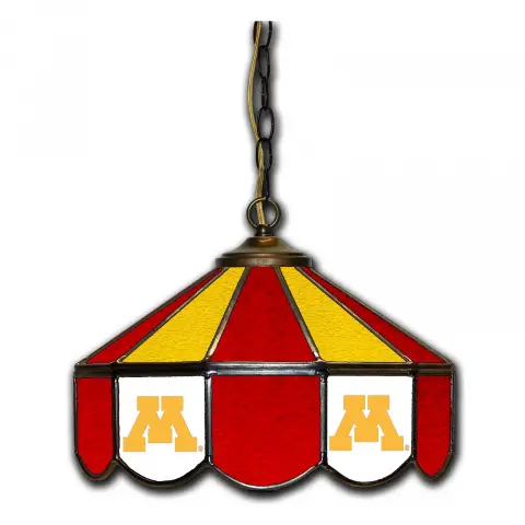 Minnesota Golden Gophers 14 Inch Swag Hanging Lamp