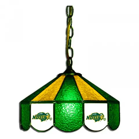 North Dakota State Bison 14 Inch Swag Hanging Lamp
