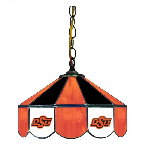 Oklahoma State Cowboys 14 Inch Swag Hanging Lamp