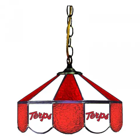 Maryland Terrapins 14 Inch Swag Hanging Lamp