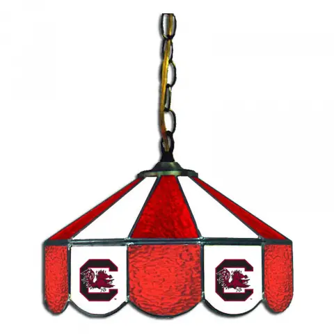 South Carolina Gamecocks 14 Inch Swag Hanging Lamp
