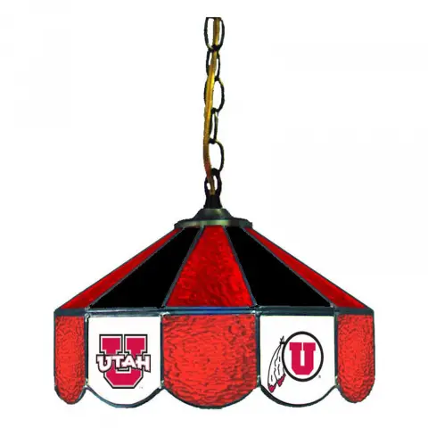 Utah Utes 14 Inch Swag Hanging Lamp