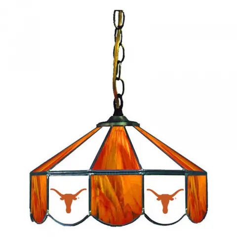 Texas Longhorns 14 Inch Swag Hanging Lamp