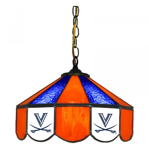 Virginia Cavaliers 14 Inch Swag Hanging Lamp