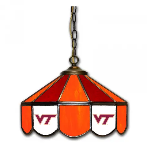 Virginia Tech Hokies 14 Inch Swag Hanging Lamp