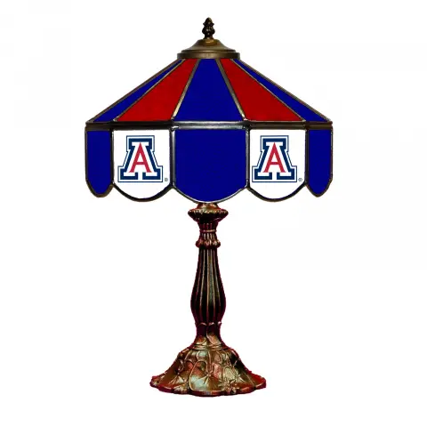 Arizona Wildcats 14 Inch Tiffany-Style Table Lamp