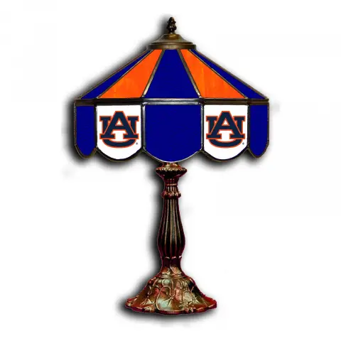Auburn Tigers 14 Inch Tiffany-Style Table Lamp