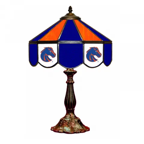 Boise State Broncos 14 Inch Tiffany-Style Table Lamp
