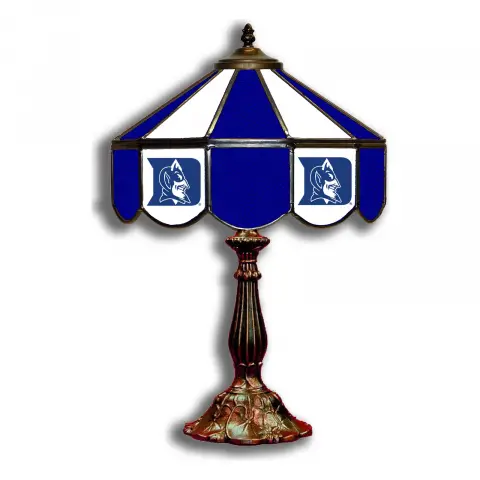 Duke Blue Devils 14 Inch Tiffany-Style Table Lamp