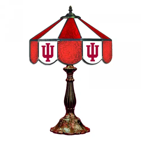 Indiana Hoosiers 14 Inch Tiffany-Style Table Lamp