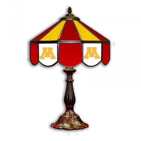 Minnesota Golden Gophers 14 Inch Tiffany-Style Table Lamp