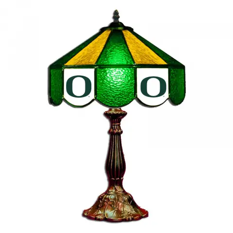 Oregon Ducks 14 Inch Tiffany-Style Table Lamp