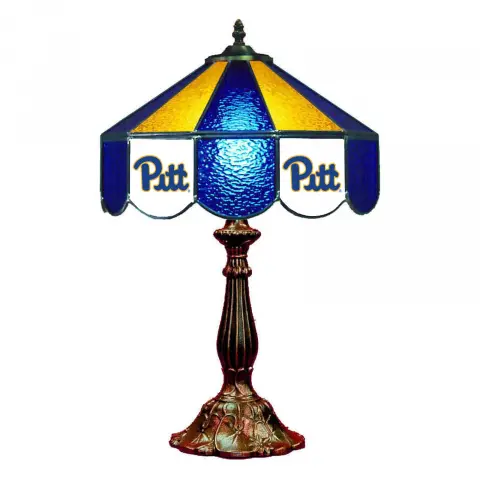Pitt Panthers 14 Inch Tiffany-Style Table Lamp