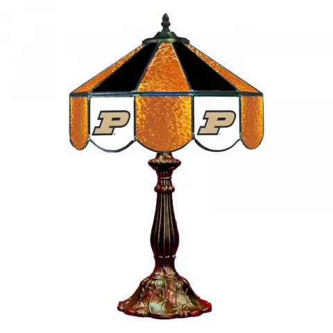 Purdue Boilermakers 14 Inch Tiffany-Style Table Lamp