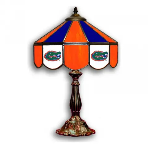 Florida Gators 14 Inch Tiffany-Style Table Lamp