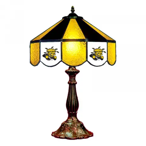 Wichita State Shockers 14 Inch Tiffany-Style Table Lamp
