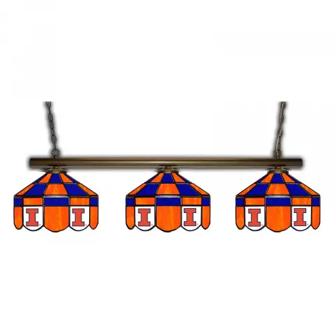 Illinois Fighting Illini 3-Light Executive Game Table Light