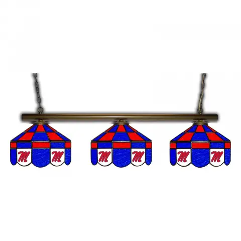 Ole Miss Rebels 3-Light Executive Game Table Light