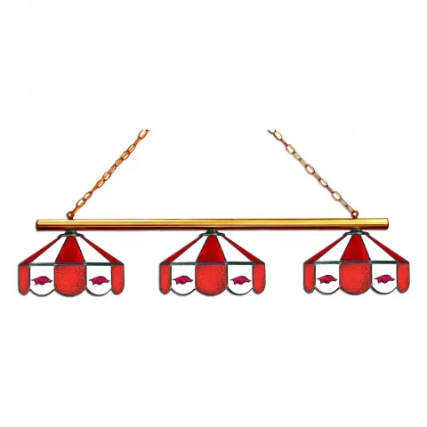 Arkansas Razorbacks 3-Light Game Table Light