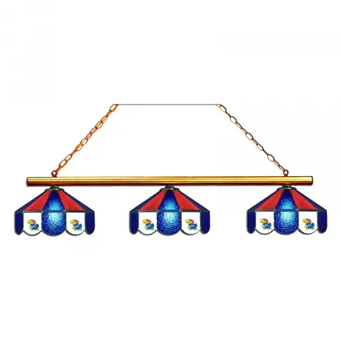 Kansas Jayhawks 3-Light Game Table Light