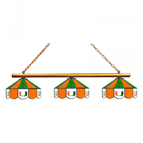 Miami Hurricanes 3-Light Game Table Light