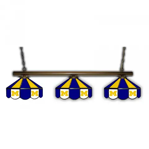Michigan Wolverines 3-Light Game Table Light