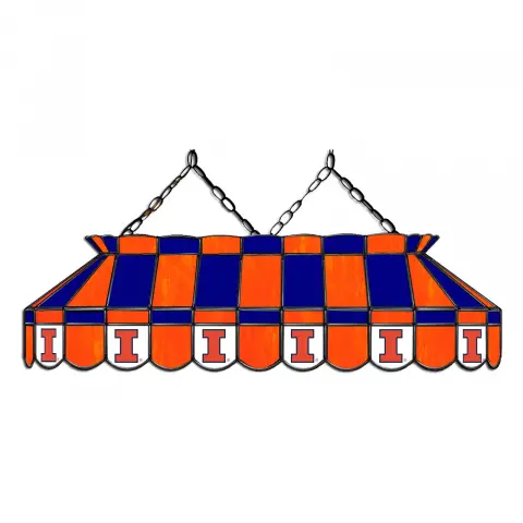 Illinois Fighting Illini 40 Inch Full-Size Pool Table Lamp