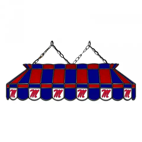 Ole Miss Rebels 40 Inch Full-Size Pool Table Lamp