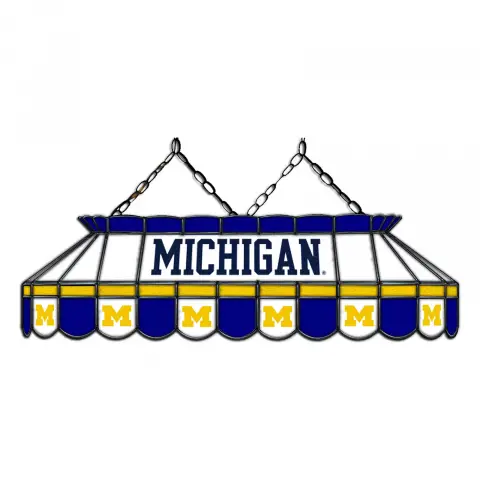 Michigan Wolverines MVP 40 Inch Pool Table Lamp