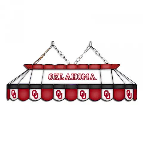 Oklahoma Sooners MVP 40 Inch Pool Table Lamp