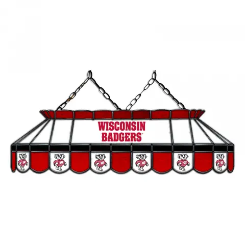 Wisconsin Badgers MVP 40 Inch Pool Table Lamp