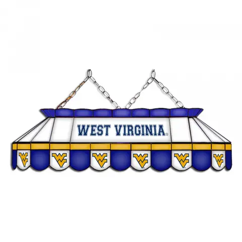 West Virginia Mountaineers MVP 40 Inch Pool Table Lamp