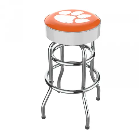 Clemson Tigers Chrome Bar Stool