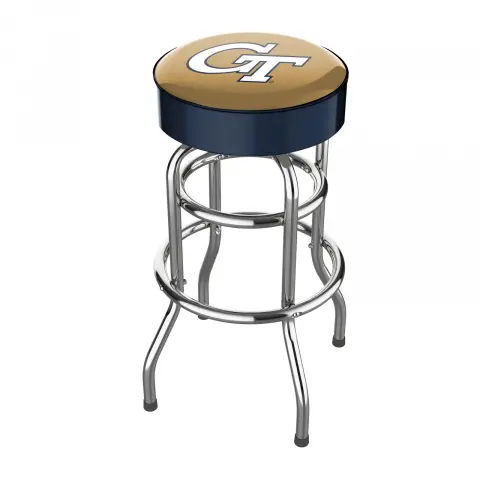 Georgia Tech Yellow Jackets Chrome Bar Stool