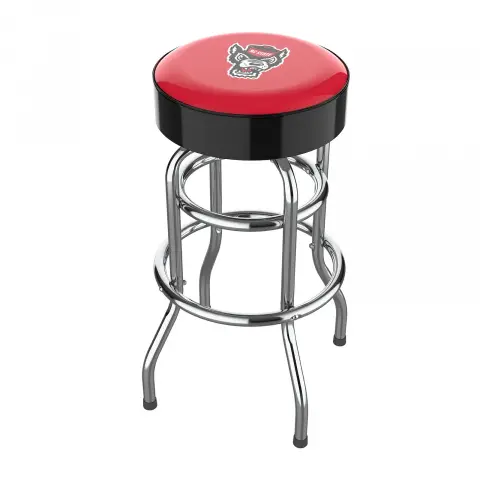 NC State Wolfpack Chrome Bar Stool