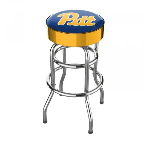 Pitt Panthers Chrome Bar Stool