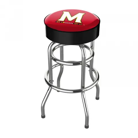 Maryland Terrapins Chrome Bar Stool