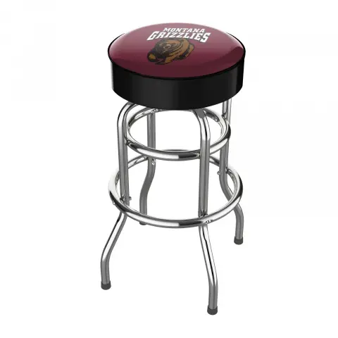 Montana Grizzlies Chrome Bar Stool
