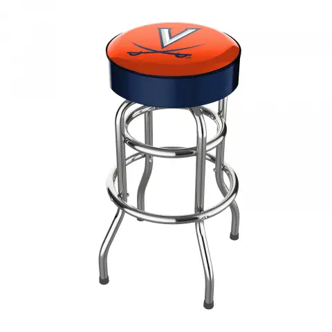Virginia Cavaliers Chrome Bar Stool
