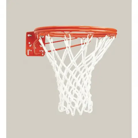 Bison BA37N Front Mount Double-Rim Basketball Goal with No-Tie Netlocks