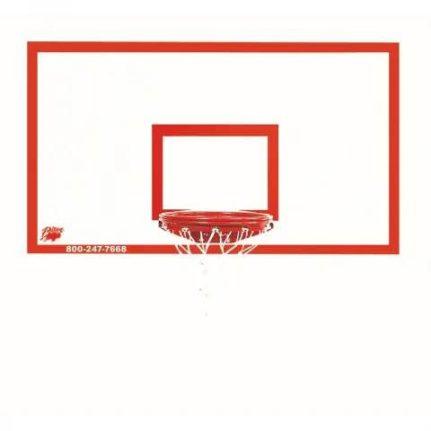 Bison 72" x 42" Rectangular Steel Backboard