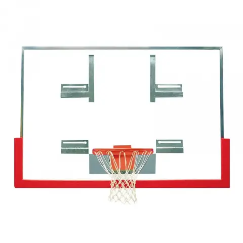 Bison 72" x 48" Tall Unbreakable XL Glass Competition Conversion Backboard