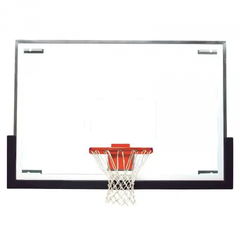Bison 72" x 48" Tall Glass Competition Backboard