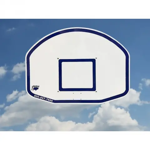 Bison 48" x 36" Fan Shaped Molded Graphite Backboard