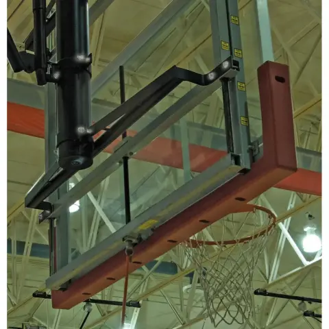 Bison 6-5/8" Rectangular Backboard Center Strut Basketball Adapters